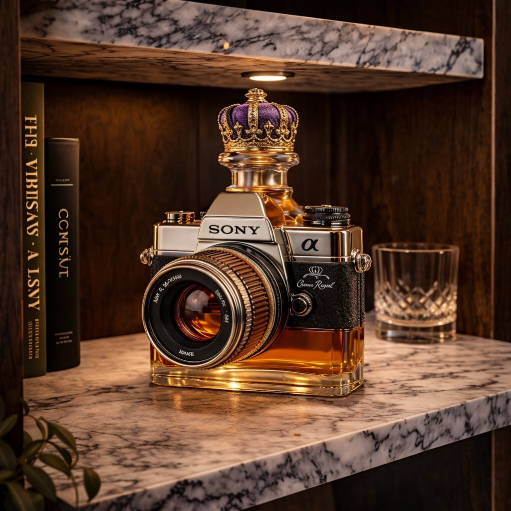 Bouteille de Whiskey - Édition Caméra