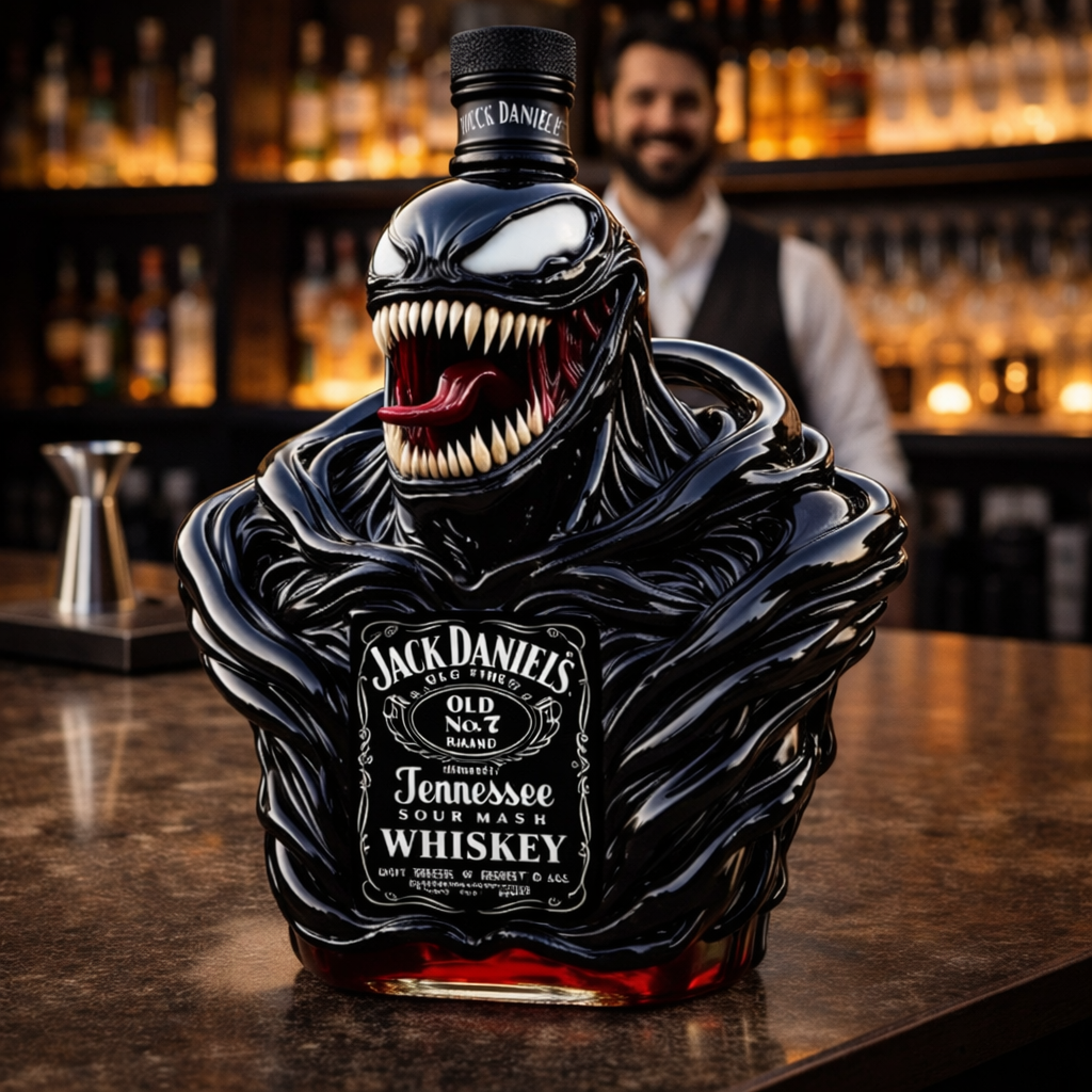 Bouteille de Whisky - Édition Venom